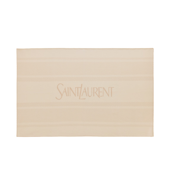 Saint Laurent Wool & Cashmere Jacquard Throw Blanket